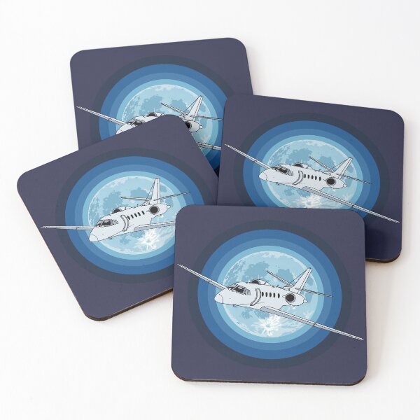 Item preview, Cessna Citation Jet Flying at Night Aviation Design designed and sold by skye-studio.
