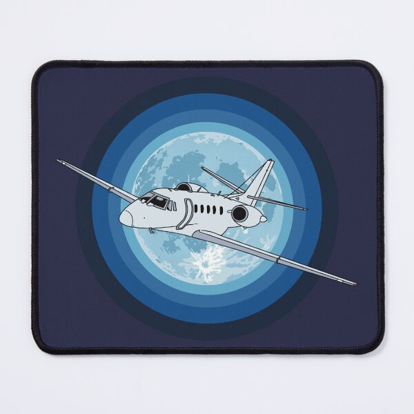 Item preview, Cessna Citation Jet Flying at Night Aviation Design designed and sold by skye-studio.
