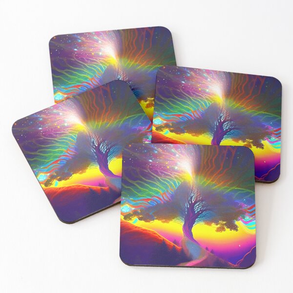 Item preview, Psychedelic Cosmic Tree of Light designed and sold by Amr Siam.