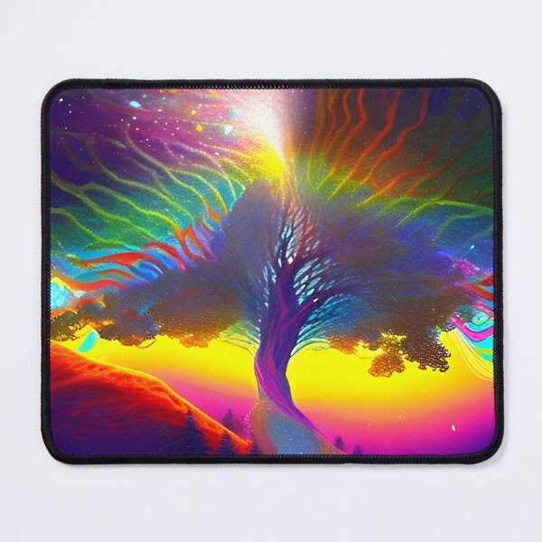 Item preview, Psychedelic Cosmic Tree of Light designed and sold by Amr Siam.