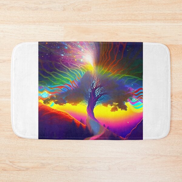 Item preview, Psychedelic Cosmic Tree of Light designed and sold by Amr Siam.
