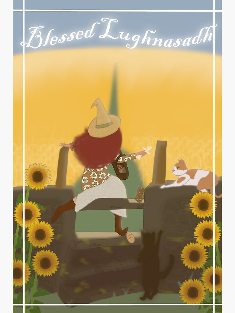 Thumbnail 2 of 2, Greeting Card, Blessed Lughnasadh designed and sold by Lordett.