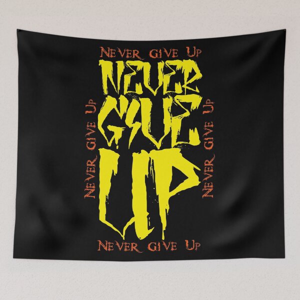 Item preview, Badass Motivational Words | Never Give Up designed and sold by typoinspired.