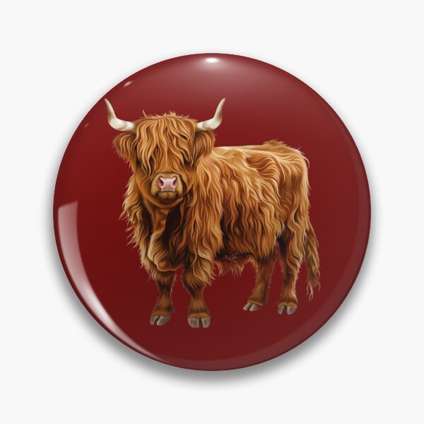 Item preview, highland cow, cow, farmer, farm, scottish, scotland, cattle, scottish cow designed and sold by happinesproject.