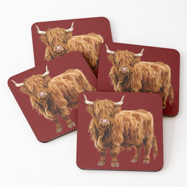 Item preview, highland cow, cow, farmer, farm, scottish, scotland, cattle, scottish cow designed and sold by happinesproject.