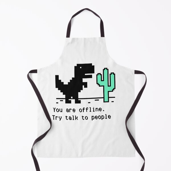 Item preview, Offline Dinosaur – Retro Pixel Cactus Game Meme Art designed and sold by MOTAS FASHION .