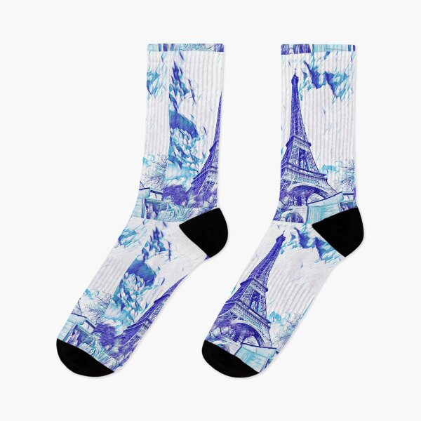 Item preview, Frozen cool colours Eiffel ,Paris designed and sold by wallartofmio.