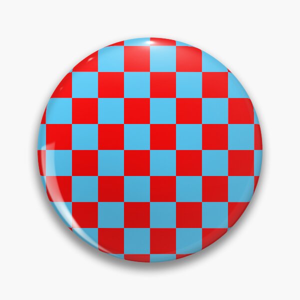 Item preview, Blue Red Checker tile Retro Mod pattern designed and sold by ModSupporters.