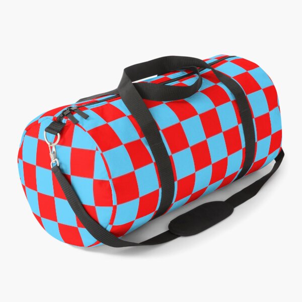 Item preview, Blue Red Checker tile Retro Mod pattern designed and sold by ModSupporters.