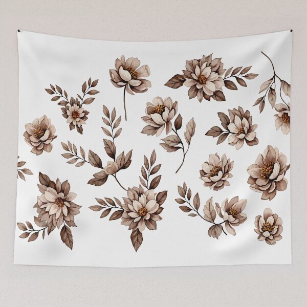 Item preview, Patrón Floral Vintage en Acuarela – Diseño Elegante y Moderno para Moda y Decoración designed and sold by Ojo de Lilith.