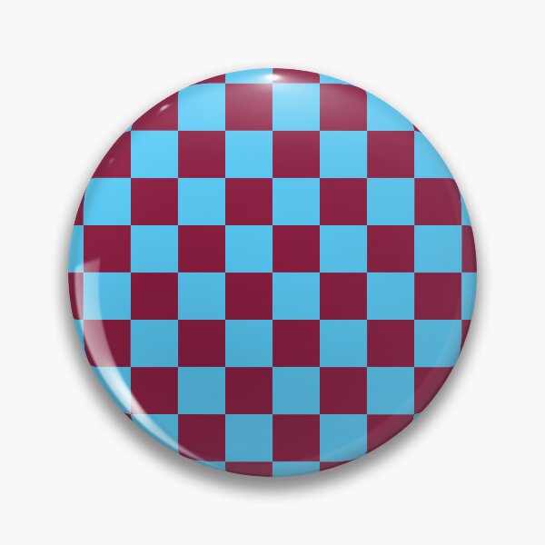 Item preview, Claret Blue Checker tile Retro Mod pattern designed and sold by ModSupporters.