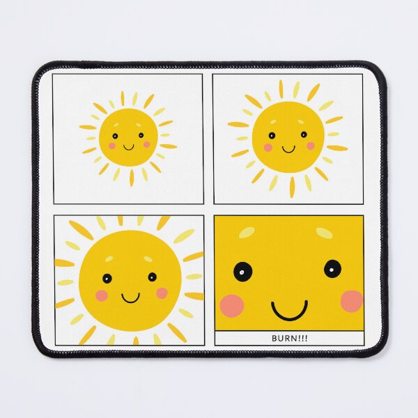 Item preview, Cute Sun Comic – Burn!!! designed and sold by ZdunekDesign.