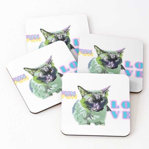 Item preview, Fun loving cat  designed and sold by wallartofmio.