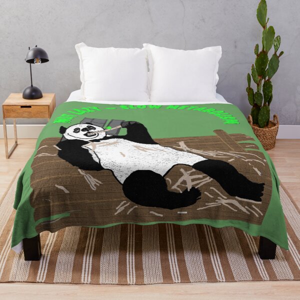Item preview, Not Lazy - Slow Metabolism Panda designed and sold by kristalcurt.