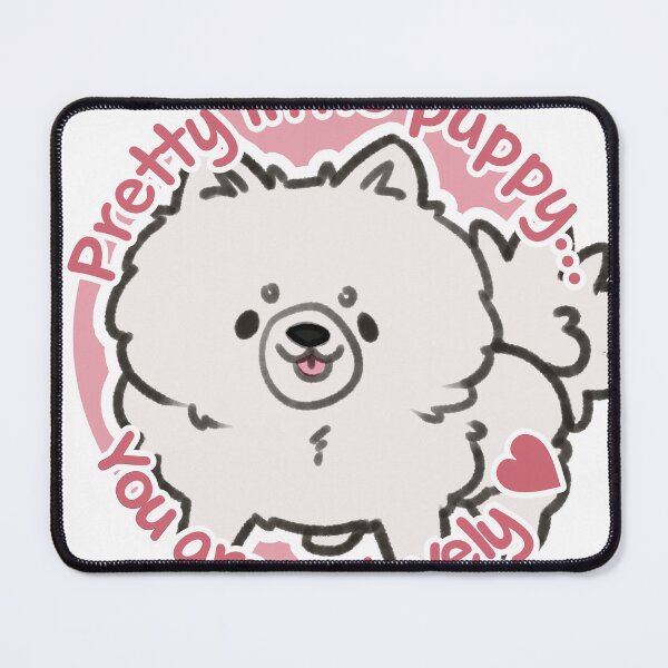 Item preview, Pretty White Pommy Pink designed and sold by eto's art.