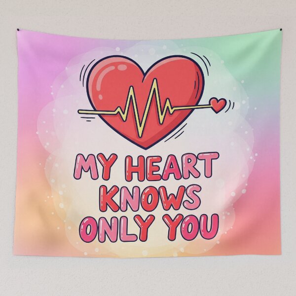 Item preview, My Heart Knows Only You Heartbeat designed and sold by Owcomm.