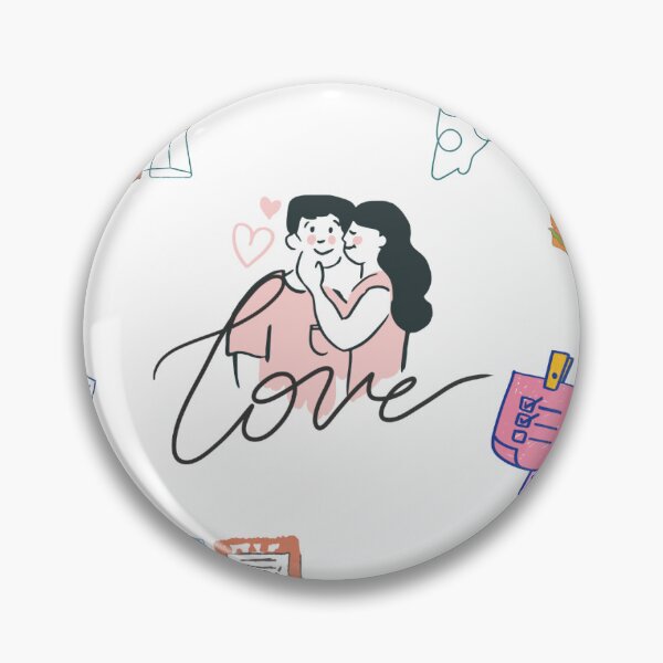 Item preview, Fast Food Fantasy – Cute Couple Design | Case, Pillows, Pins & More designed and sold by ChabaLumieree.