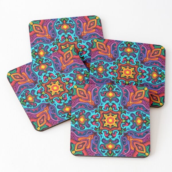 Item preview, Trippy Mandala Vintage Psychedelic Kaleidoscope designed and sold by HLPsychDesigns.