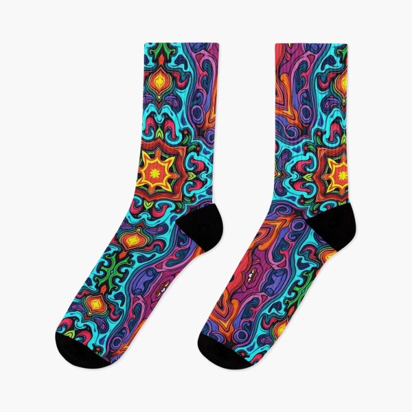 Item preview, Trippy Mandala Vintage Psychedelic Kaleidoscope designed and sold by HLPsychDesigns.