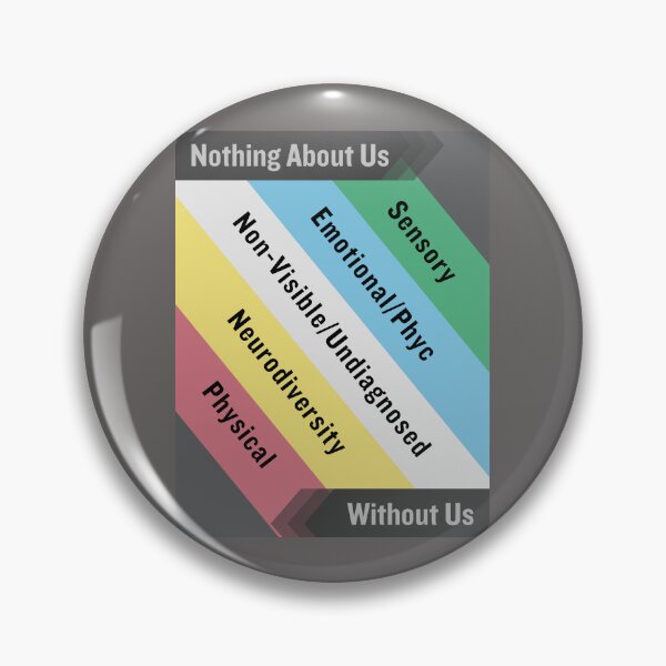 Item preview, Disability Pride, Nothing About Us Without Us designed and sold by Seamic-Views.