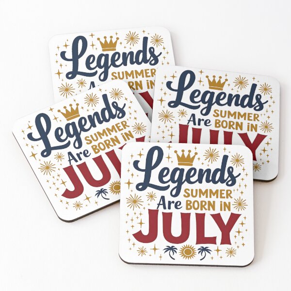 Item preview, Legends Are Born in July | Birthday Month Gift Design for July Babies designed and sold by Boyd2020.