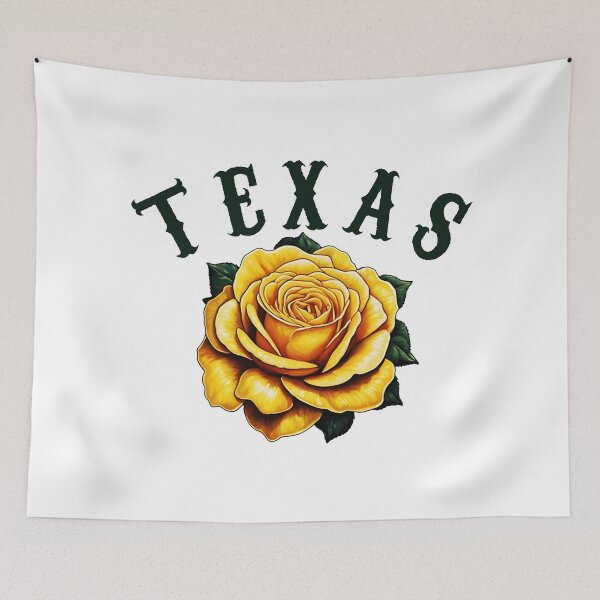Item preview, Yellow Rose of Texas; USA; designed and sold by StickerApe.