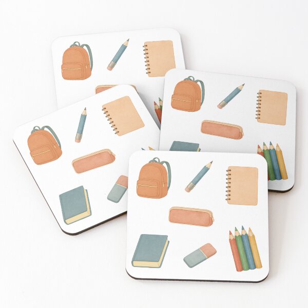 Item preview, Back to School Watercolor Style Stickers designed and sold by AlenaArtStudio.