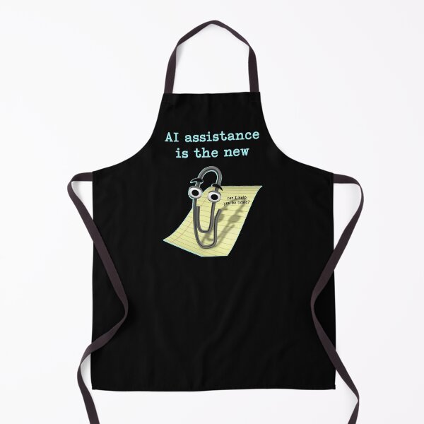 Item preview, AI assistance is the new Microsoft annoying paperclip designed and sold by Signs for Dark Times.