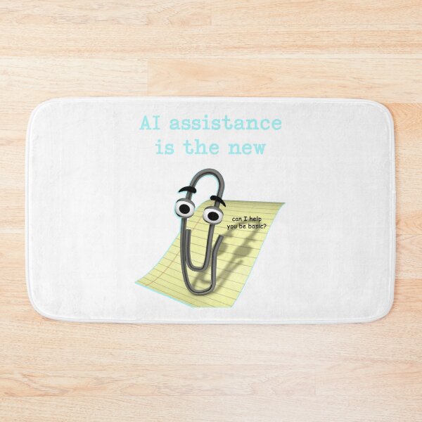 Item preview, AI assistance is the new Microsoft annoying paperclip designed and sold by Signs for Dark Times.