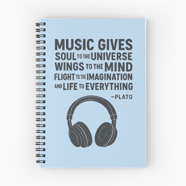 Item preview, Music Gives Soul To The Universe Wings To The Mind  designed and sold by HowToCanadian.