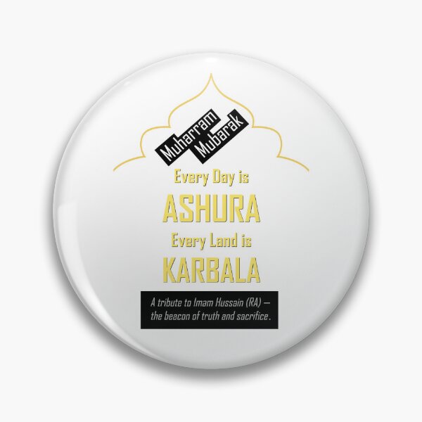 Item preview, Every Day is Ashura, Every Land is Karbala – Powerful Muharram Tribute to Eternal Resistance designed and sold by ArtsyExplorer.