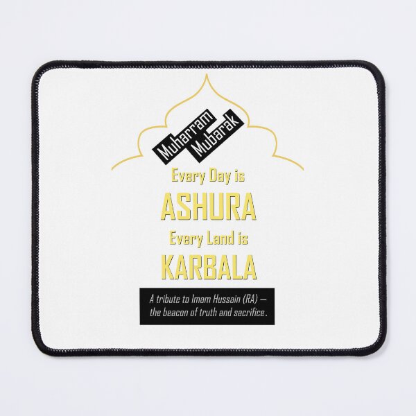 Item preview, Every Day is Ashura, Every Land is Karbala – Powerful Muharram Tribute to Eternal Resistance designed and sold by ArtsyExplorer.