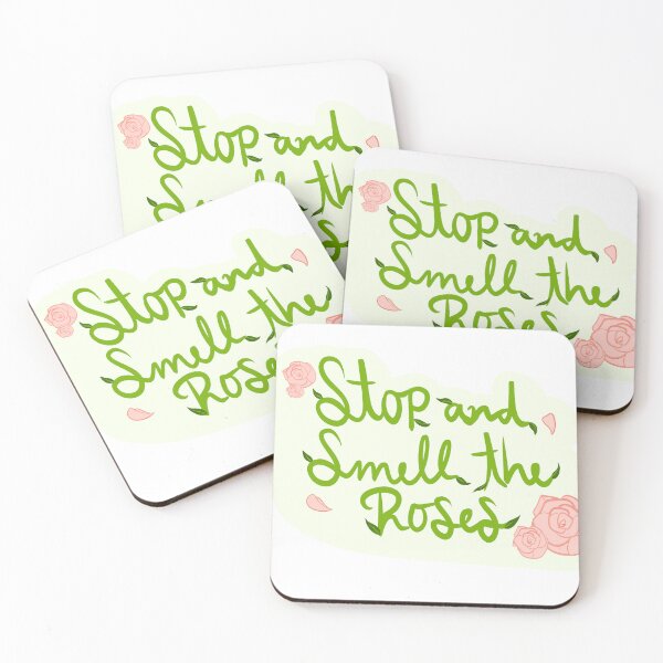 Item preview, Stop and Smell the Roses Lettering designed and sold by starlit-art.