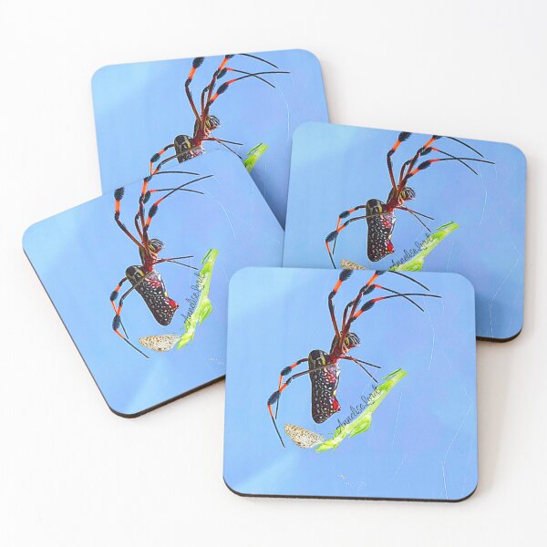 Item preview, African Spider hanging in the air by its web.  1B RZ 6/23 designed and sold by Unlimited Imagination .