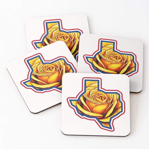 Item preview, The Yellow Rose of Texas; USA; Rosa Gallica; designed and sold by StickerApe.