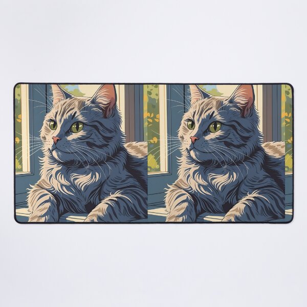 Item preview, Gray cat pattern designed and sold by PatronesKawai.
