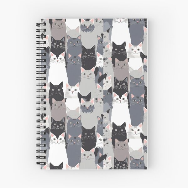Item preview, Gray cat pattern designed and sold by PatronesKawai.