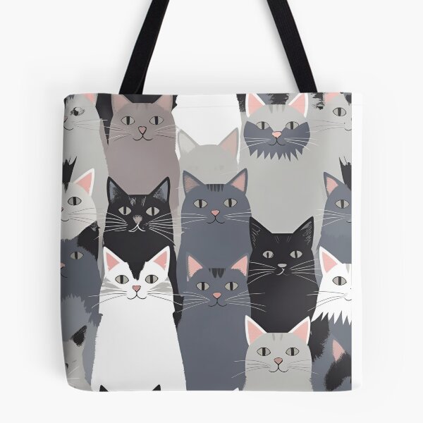 Item preview, Gray cat pattern designed and sold by PatronesKawai.