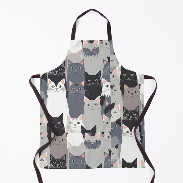 Item preview, Gray cat pattern designed and sold by PatronesKawai.