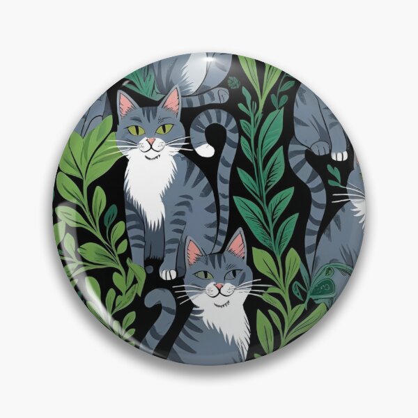 Item preview, Gray cat pattern designed and sold by PatronesKawai.