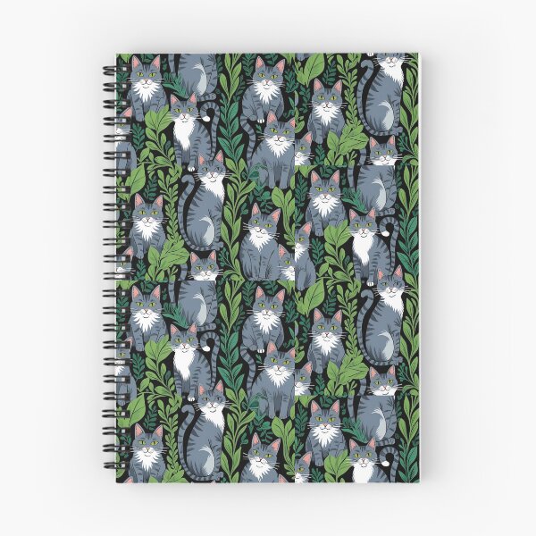 Item preview, Gray cat pattern designed and sold by PatronesKawai.