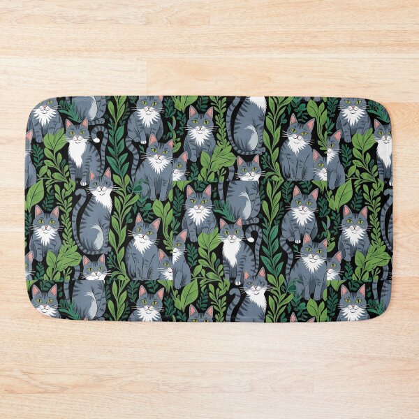 Item preview, Gray cat pattern designed and sold by PatronesKawai.