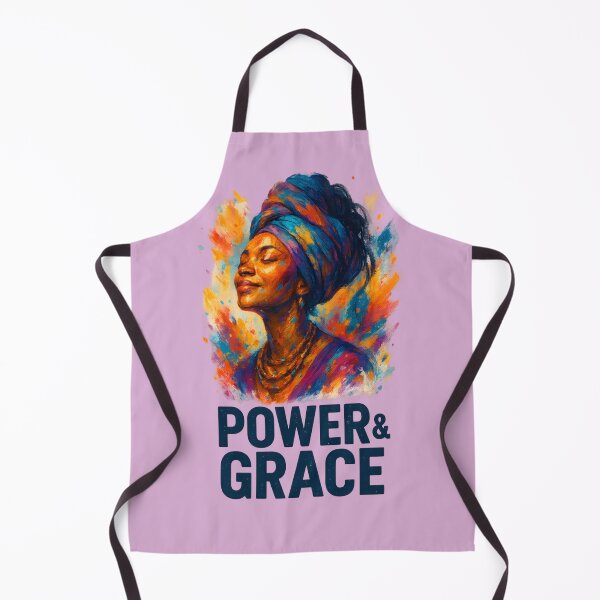 Item preview, Power & Grace – Vibrant African Woman Portrait in Abstract Oil Painting Style designed and sold by MatvHelen.