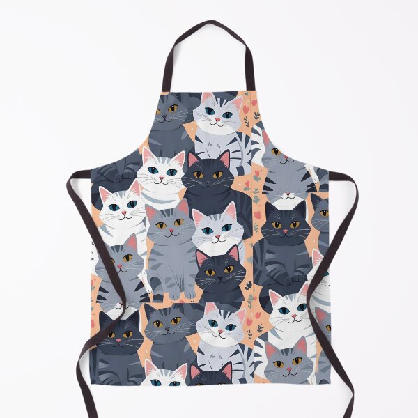 Item preview, Gray cat pattern designed and sold by PatronesKawai.