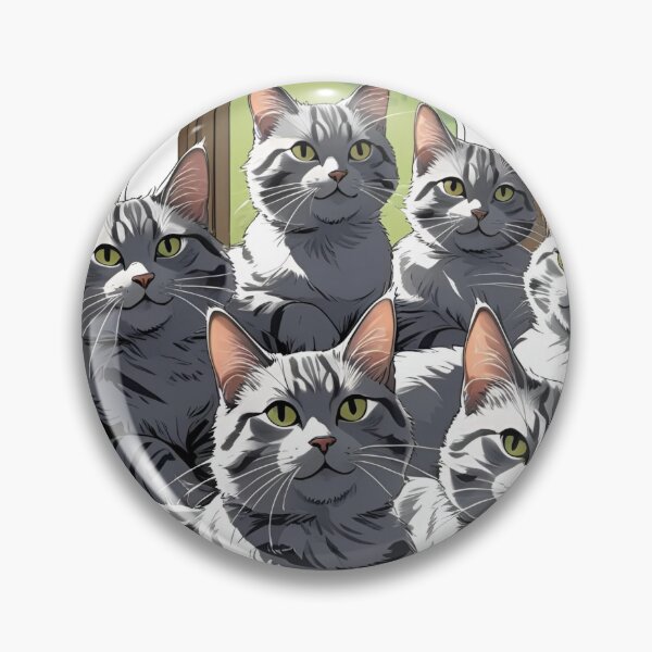 Item preview, Gray cat pattern designed and sold by PatronesKawai.