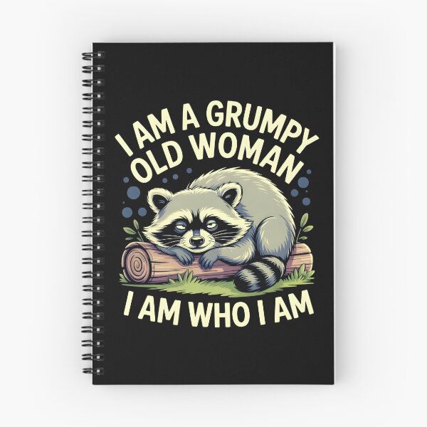 Item preview, Funny Grumpy Fat Raccoon Lover I Am A Grumpy Old Woman Old People Gag Grandma designed and sold by Zayavca.