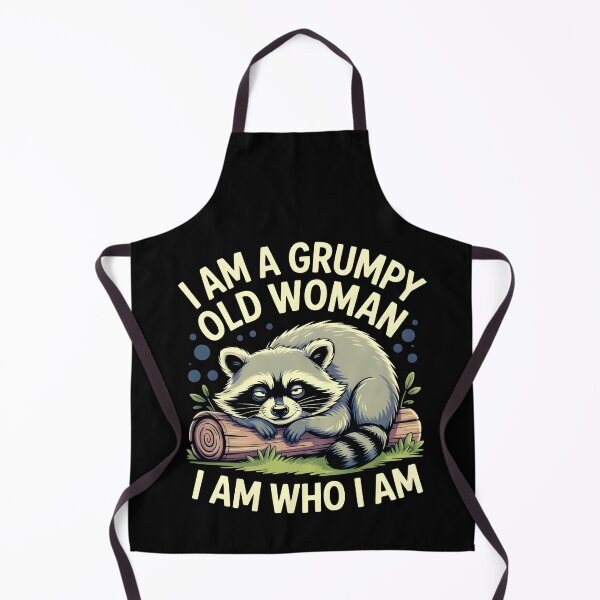 Item preview, Funny Grumpy Fat Raccoon Lover I Am A Grumpy Old Woman Old People Gag Grandma designed and sold by Zayavca.