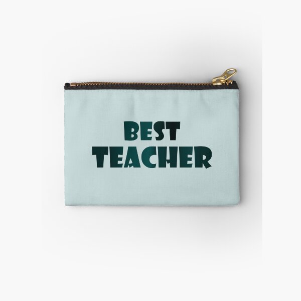 Item preview, Best Teacher in Aqua Deep Hues designed and sold by WD-Artist.