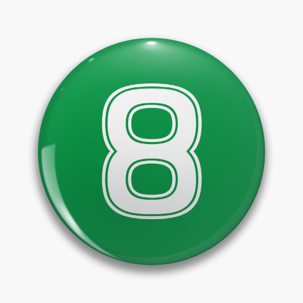 Item preview, Number 8, White Eight designed and sold by Jeallan Designs.