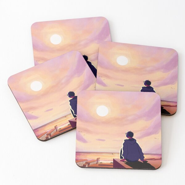 Item preview, Sunset illustration designed and sold by MaxuUwU.